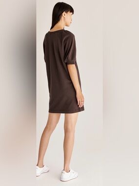 Z Supply Gianna Terry Dress Size Large- Vintage Black